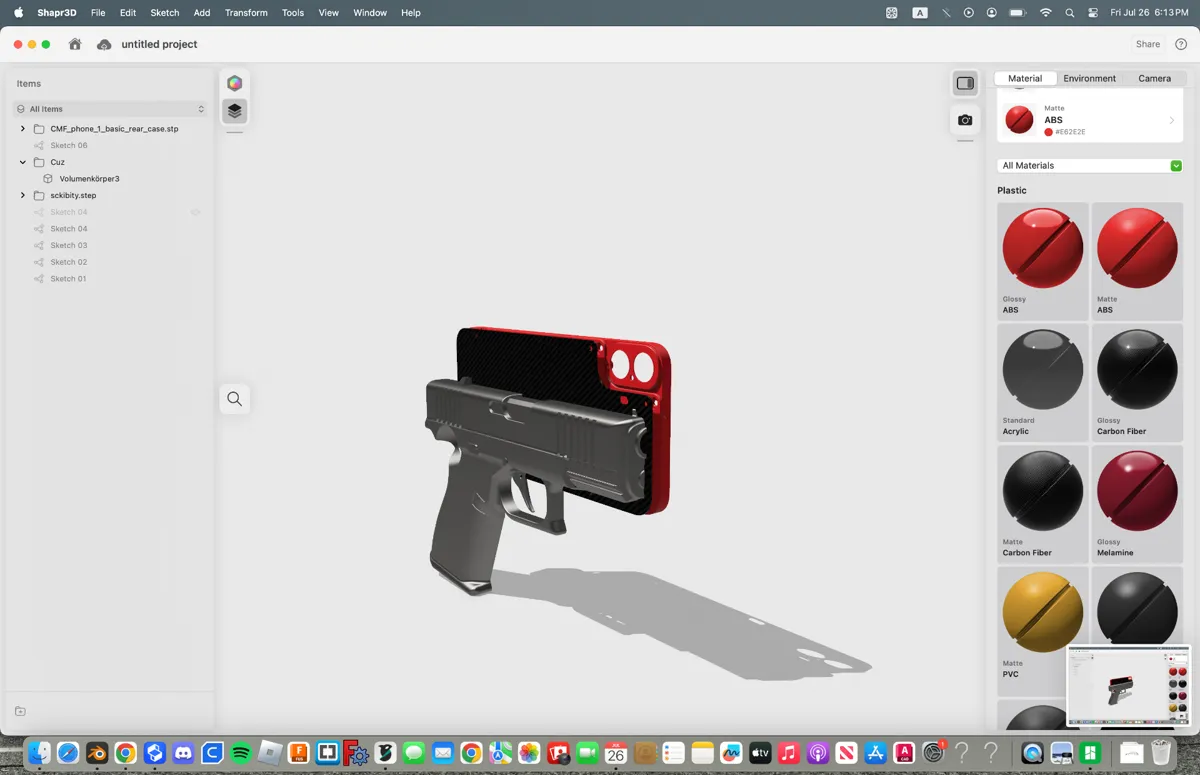 Glock CMF Phone 1 Backplate, photo 3 of 4 - Glock CMF Phone 1 Backplate Art