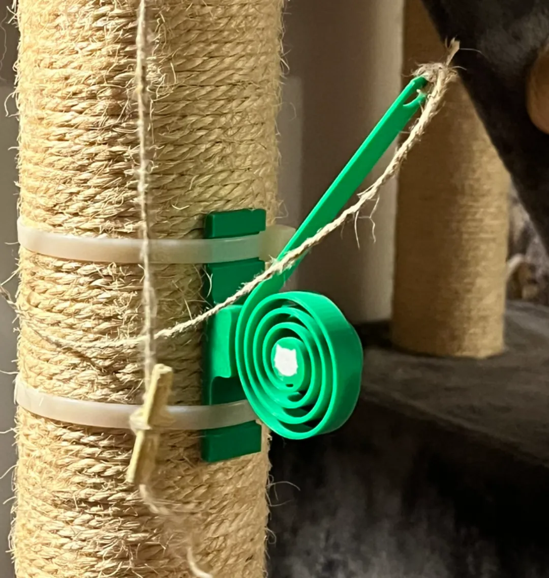 Spiral Cat Toy for Scratching Post