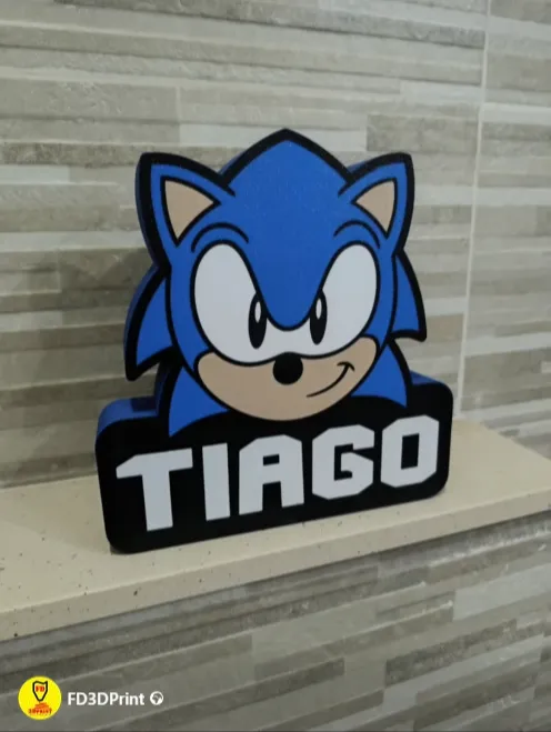 Sonic led box Tiago,holden,Greggy,Benjamin,Mattia - Signs & Logos, in stock in India