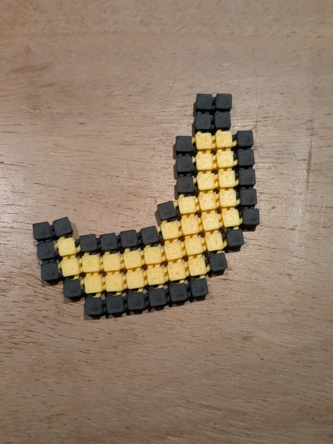 fabric banana fidget pixel art, photo 3 of 3 - fabric banana fidget pixel art Fidget & Sensory Toys