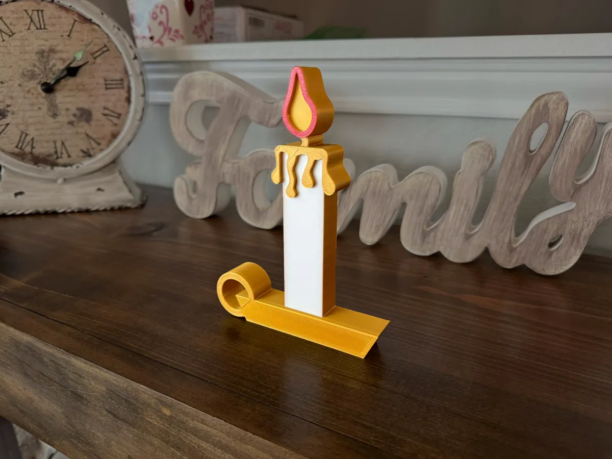 Christmas Candle Free Standing Decor, photo 2 of 3 - Christmas Candle Free Standing Decor Hobby & DIY