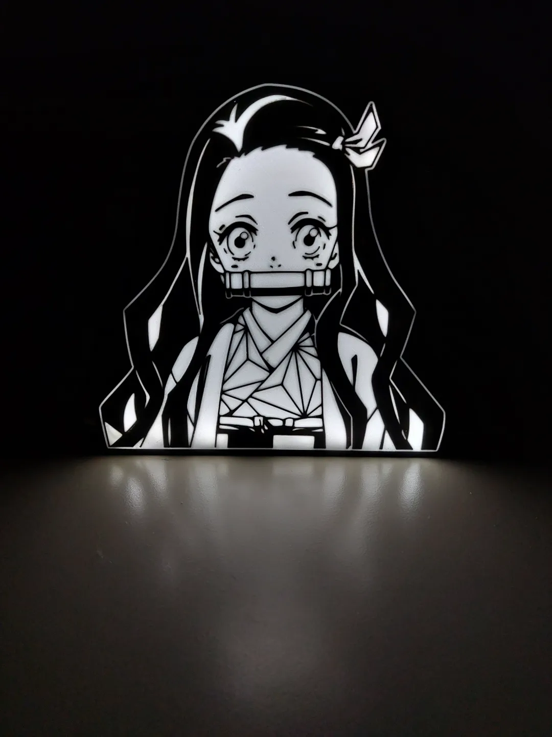Nezuko Lightbox, photo 3 of 4 - Nezuko Lightbox Lamps & Lighting