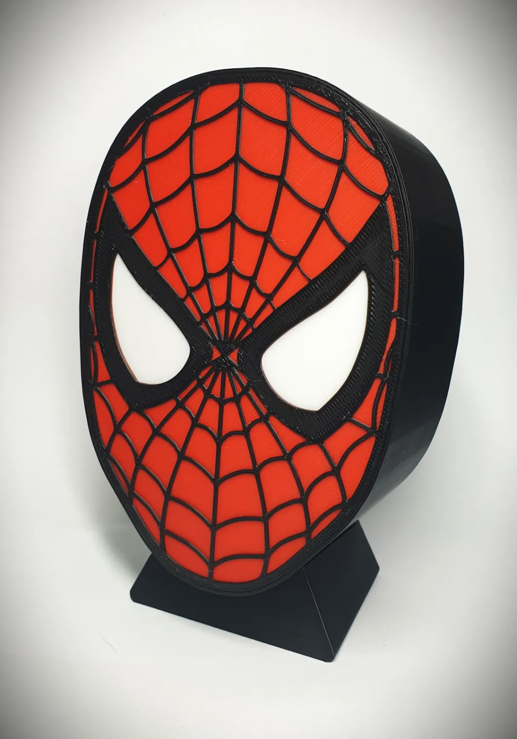 Spiderman Mask Face - small Tealight Lamp !, photo 4 of 4 - Spiderman Mask Face - small Tealight Lamp ! Household