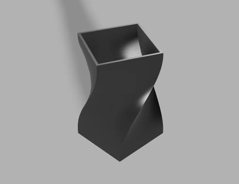 Simple Round Square Vase, photo 2 of 4 - Simple Round Square Vase Home Decor Items