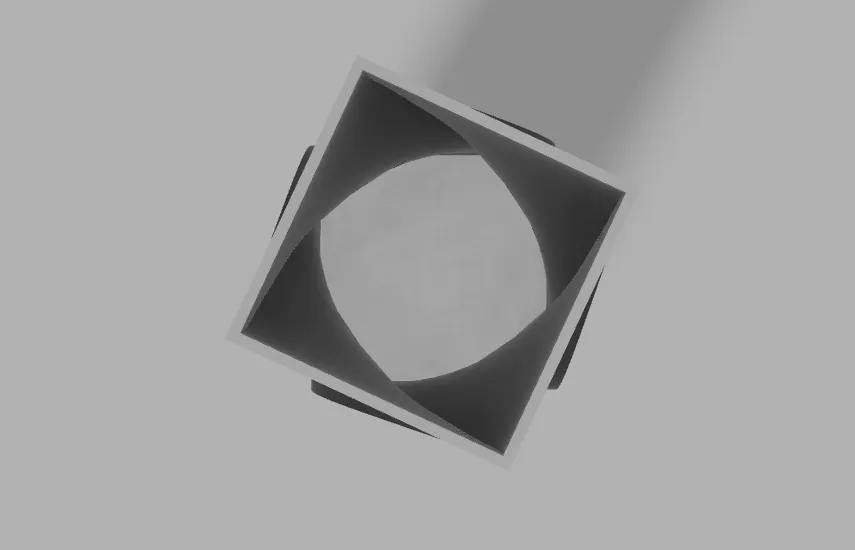 Simple Round Square Vase, photo 4 of 4 - Simple Round Square Vase Home Decor Items