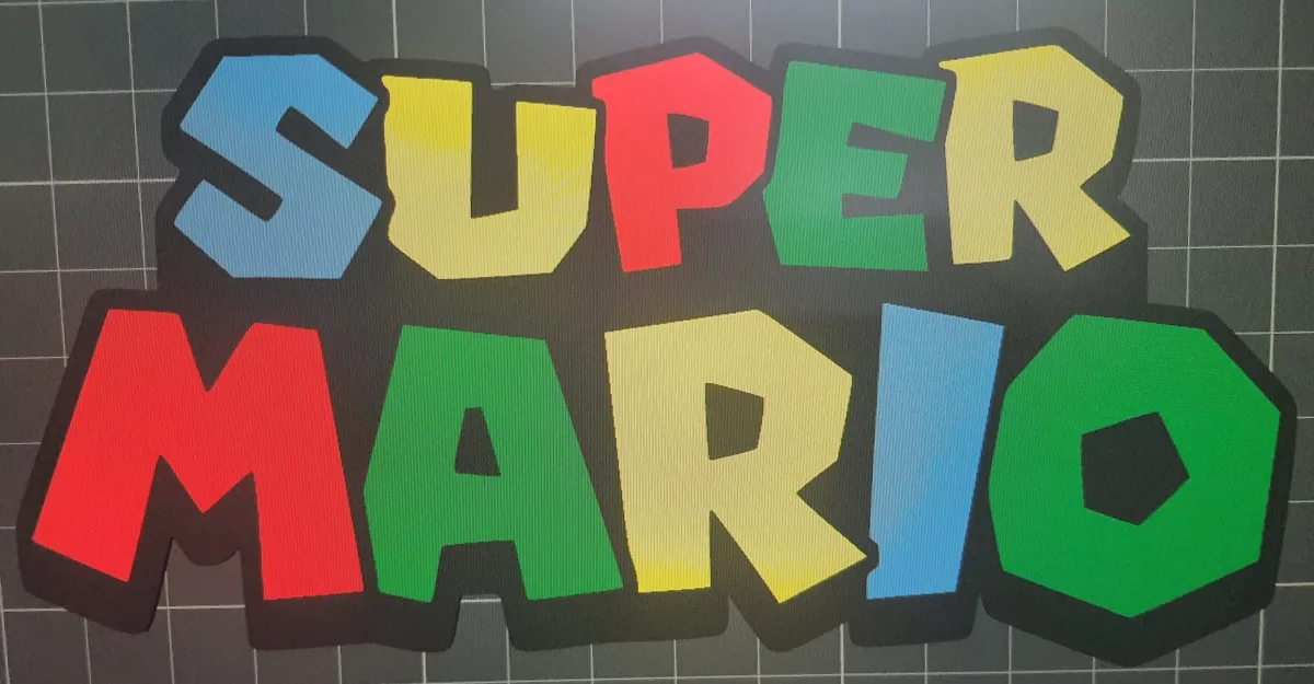 LOGO SUPER MARIO, photo 2 of 2 - LOGO SUPER MARIO Art