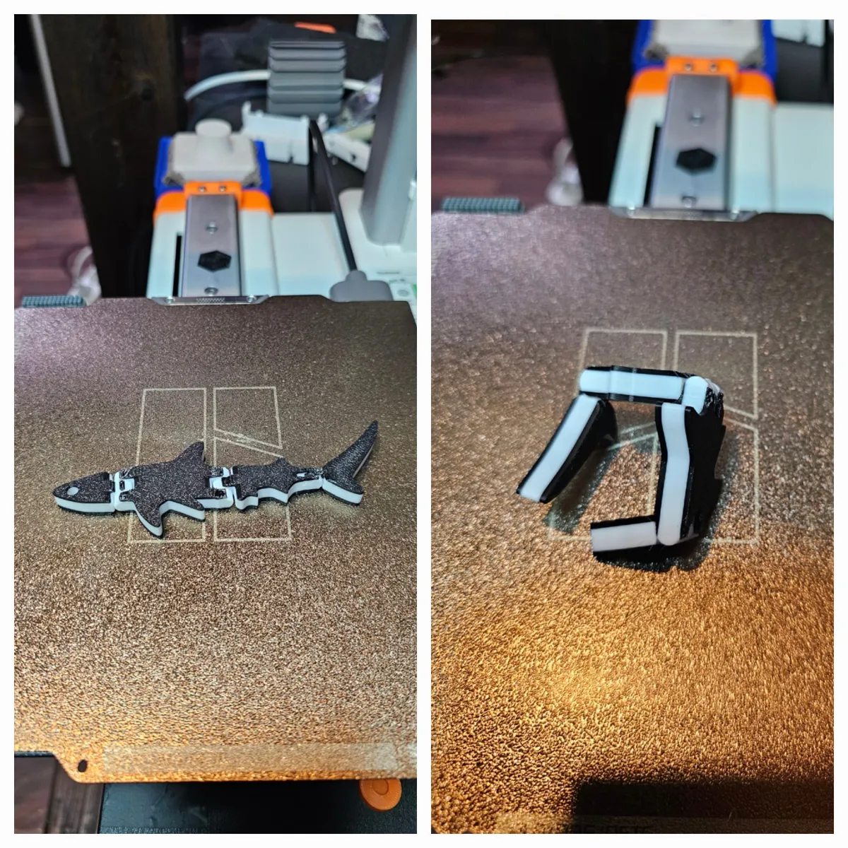 Articulated Shark Keychain, photo 2 of 4 - Articulated Shark Keychain Miniatures