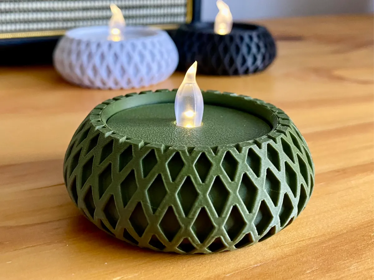 Stylish Tea Light Holder v3 - LED Tea lamp candle - Decor, in stock in India