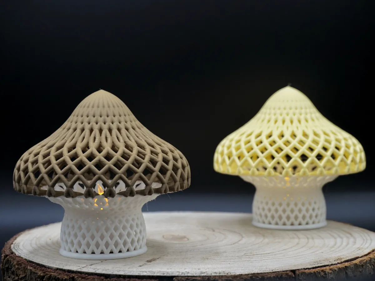 Meshed Mushroom Tealight, photo 4 of 4 - Meshed Mushroom Tealight Home Decor Items