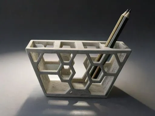 Geometric modern pen holder - Organizers, in stock in India