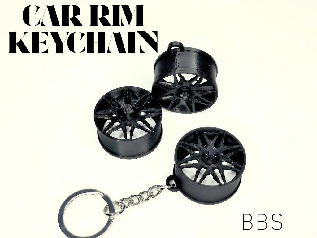 Car Rim Keychain - BBS