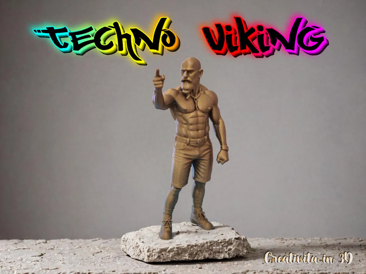 Techno Viking miniature