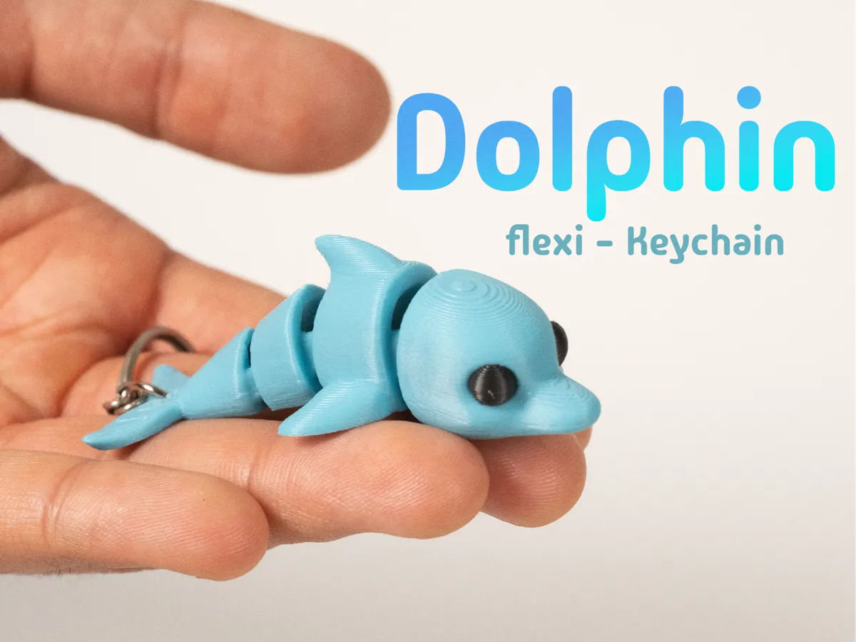 Dolphin, Articulated & Keychain
