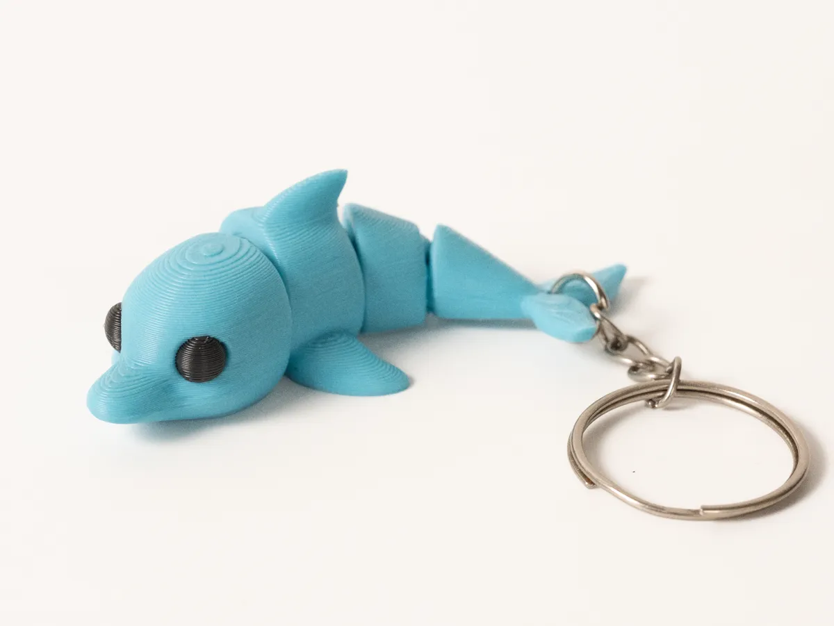 Dolphin, Articulated & Keychain, photo 3 of 4 - Dolphin, Articulated & Keychain Keychains