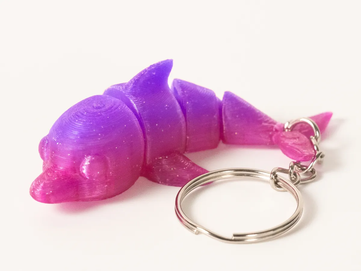 Dolphin, Articulated & Keychain, photo 4 of 4 - Dolphin, Articulated & Keychain Keychains