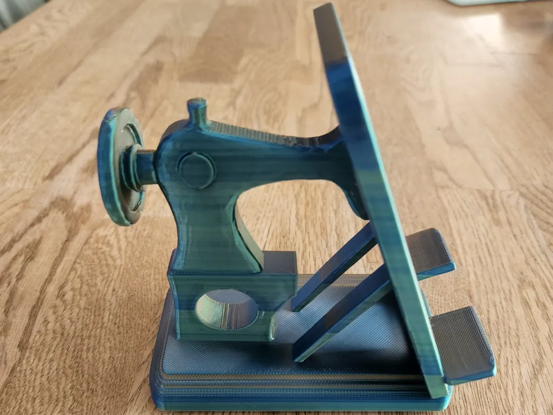Sewing Machine Style Phone Stand