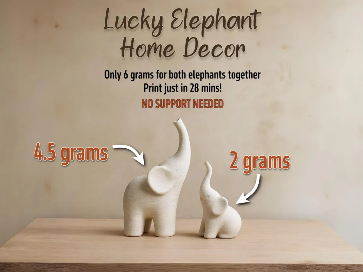 Lucky Elephant Table Decor