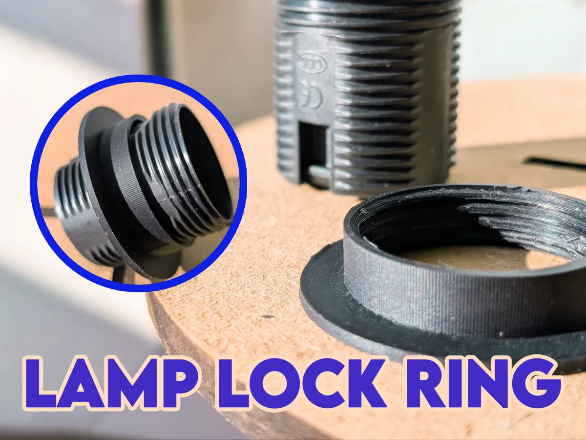 Light Bulb Lock Ring, Easy Grip Socket