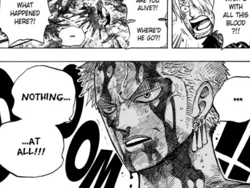 One Piece Manga "Nothing Happened"