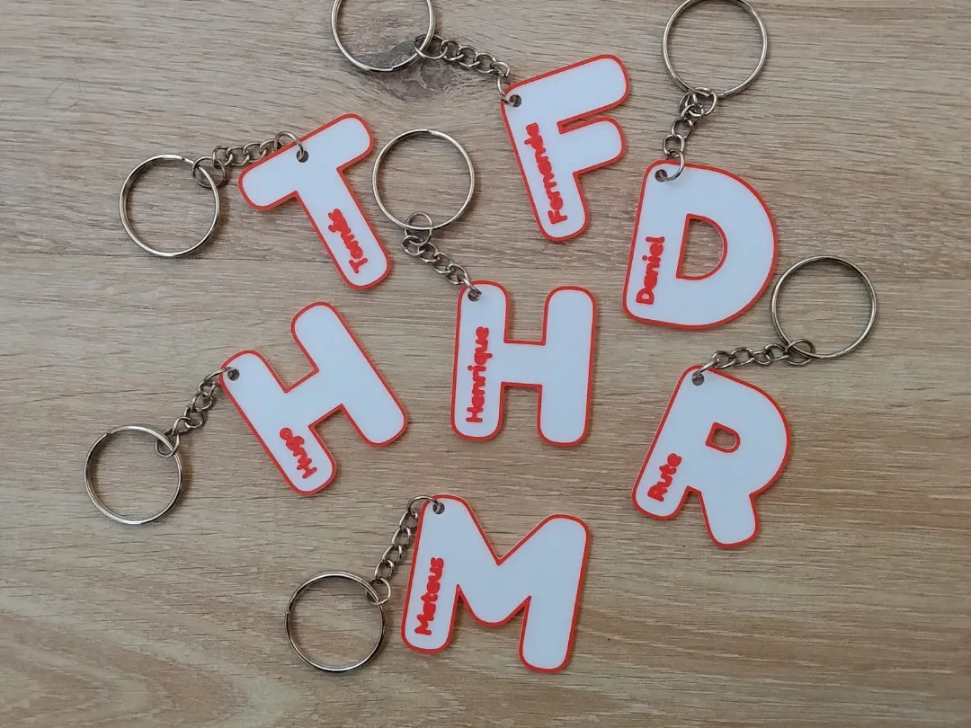 Name Tag Keychain