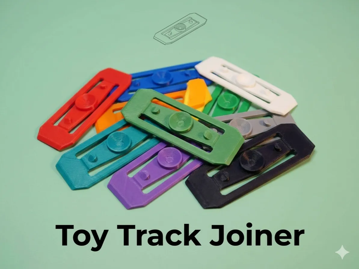 Toy Car Road Track Connector (Track Joiner)