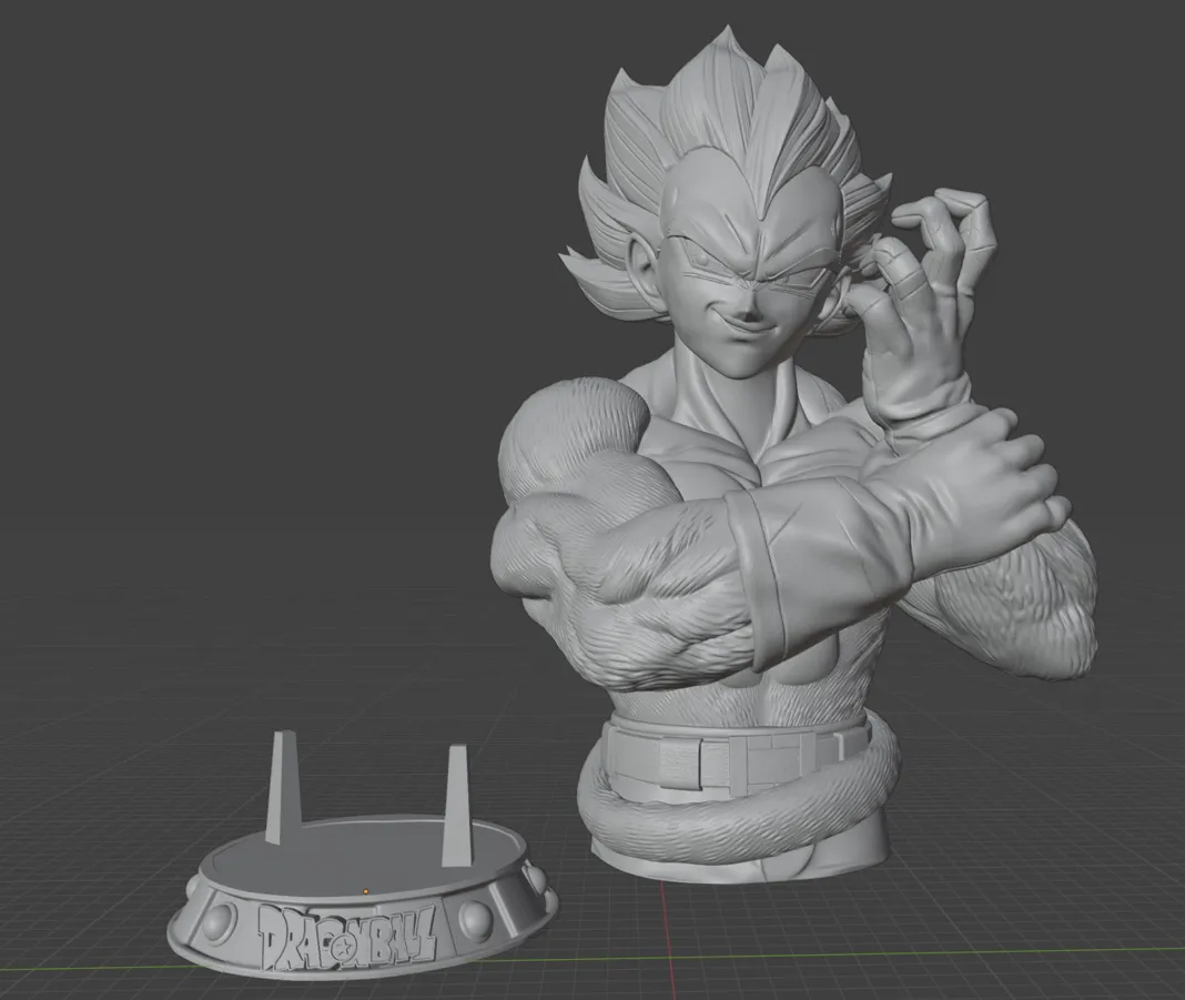 Vegeta (Super Saiyan 4) Bsut Dragon Ball GT, photo 3 of 4 - Vegeta (Super Saiyan 4) Bsut Dragon Ball GT Figurines & Collectibles