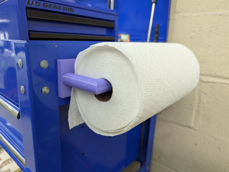 Magnetic Paper Towel Holder, Garage & Workshop