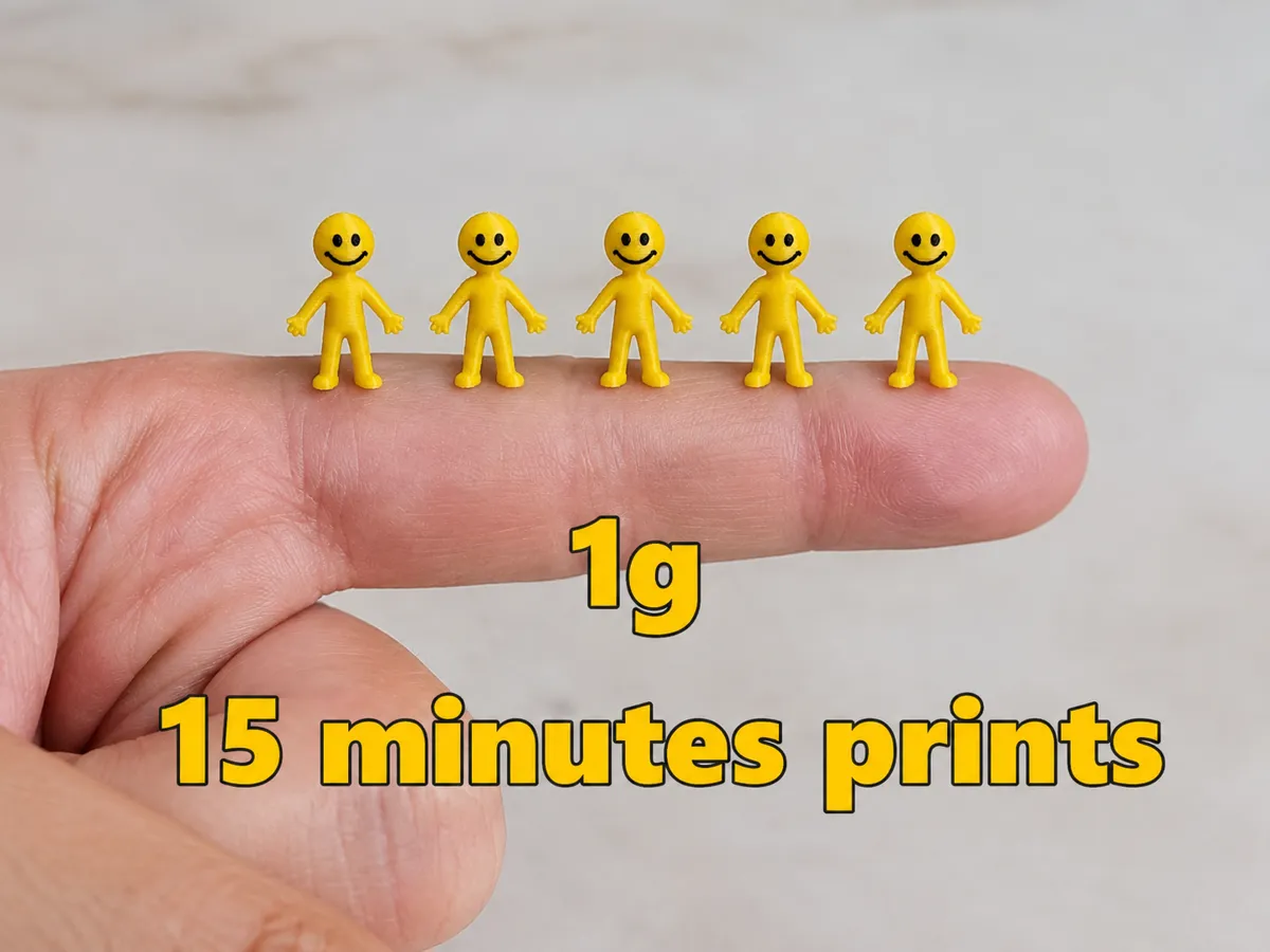 Mini Smiley Man, Cute Happy Desk Buddy
