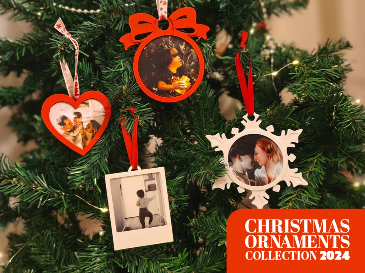 Photo Christmas Ornaments - 2024 Collection