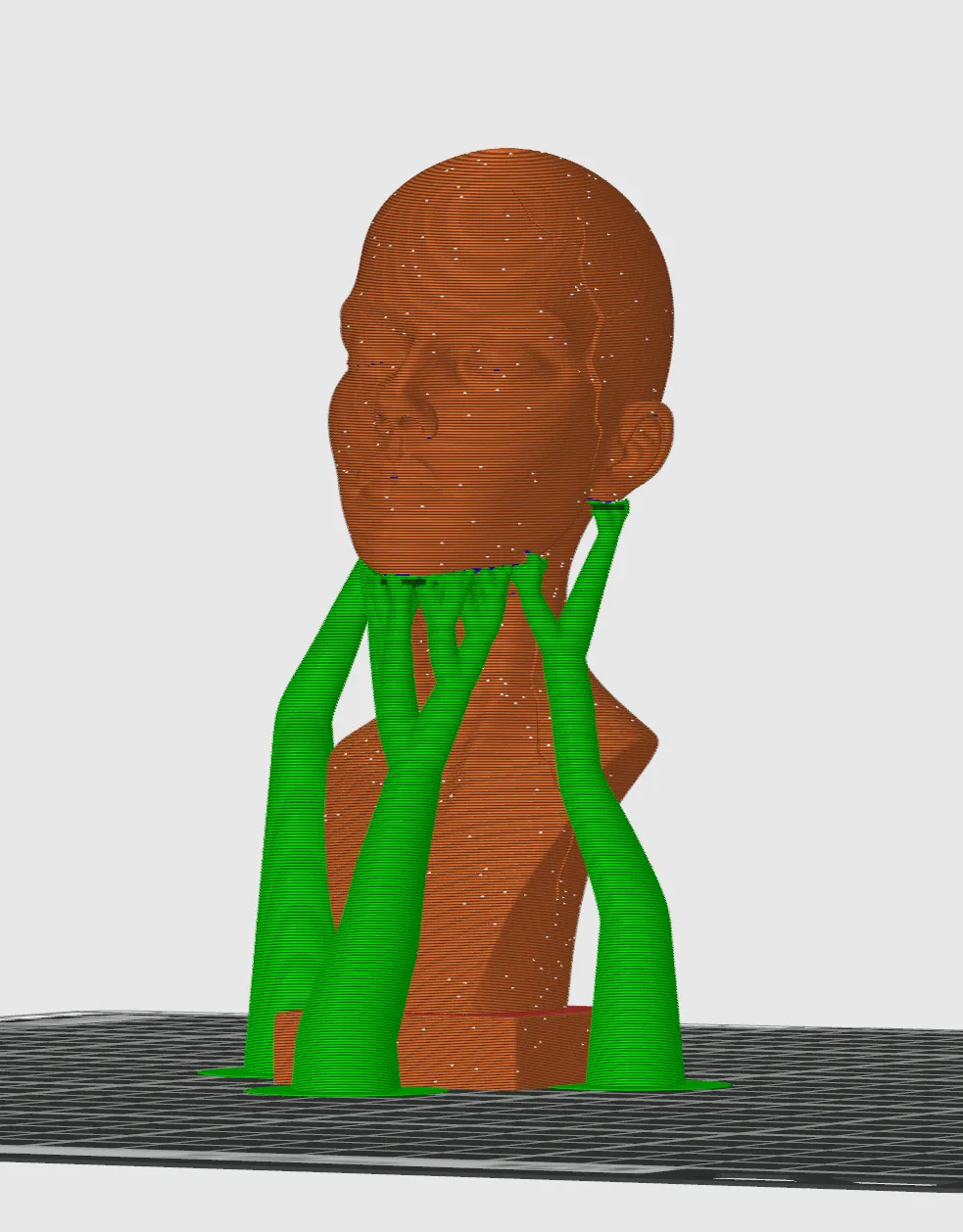Minimalist Fractured Bust - Modern Sculpture, photo 3 of 4 - Minimalist Fractured Bust - Modern Sculpture Household