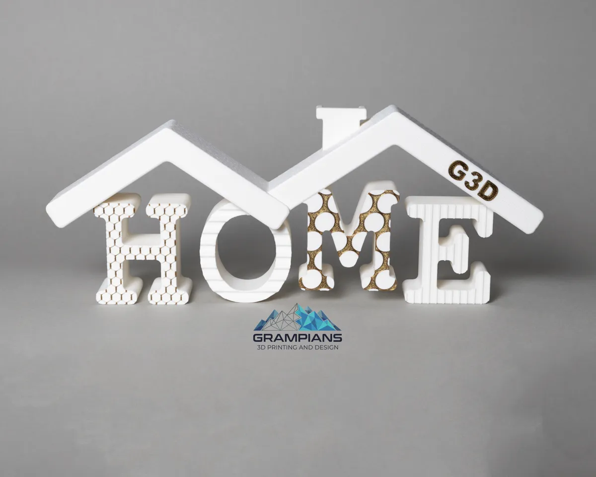 'HOME' Tabletop Sign & Shelf Decor, photo 2 of 3 - 'HOME' Tabletop Sign & Shelf Decor Home Decor Items
