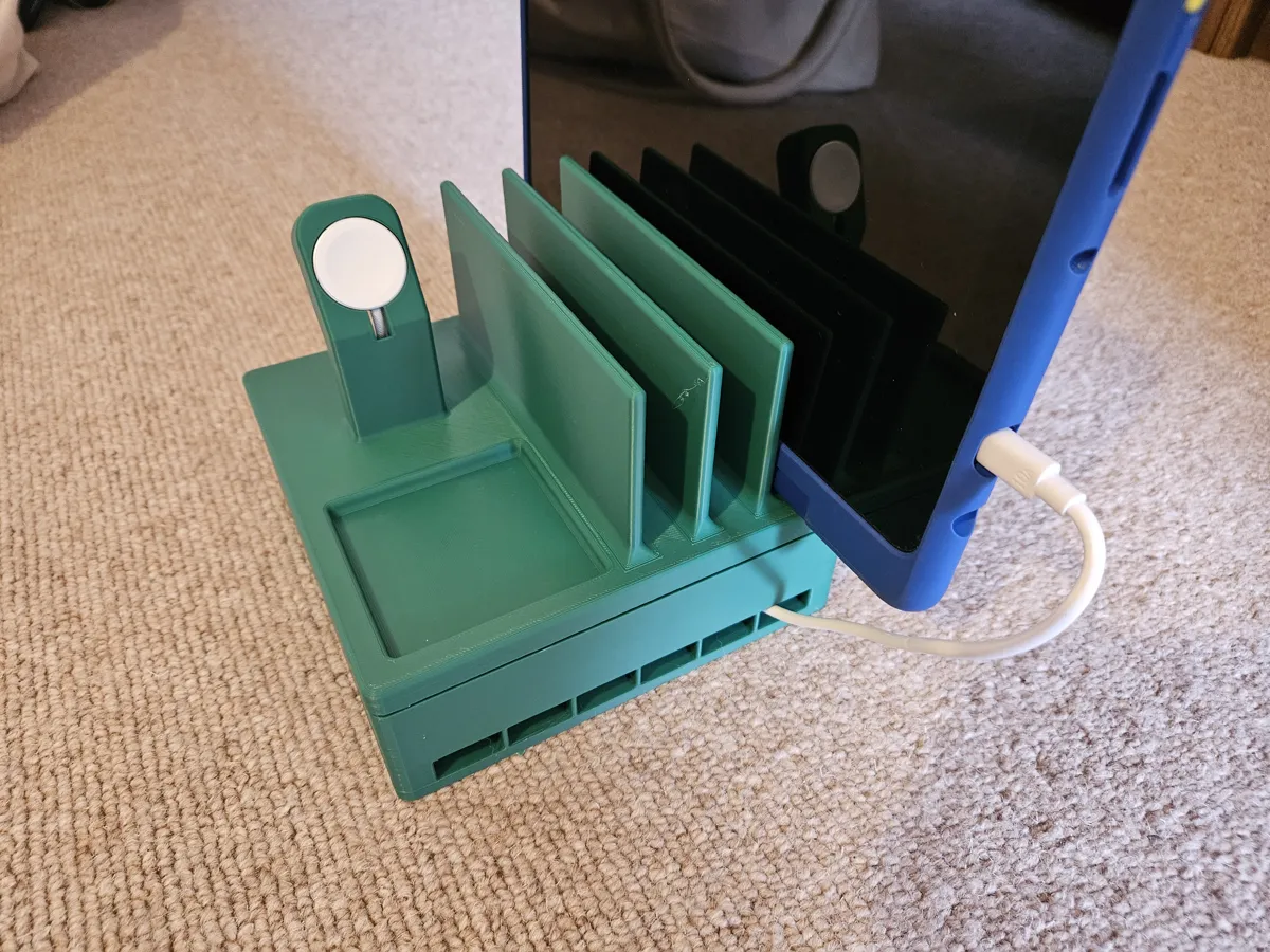 Tablet, Apple Watch and Headphones Charging Stand, photo 2 of 3 - Tablet, Apple Watch and Headphones Charging Stand Mobile & Device Accessories