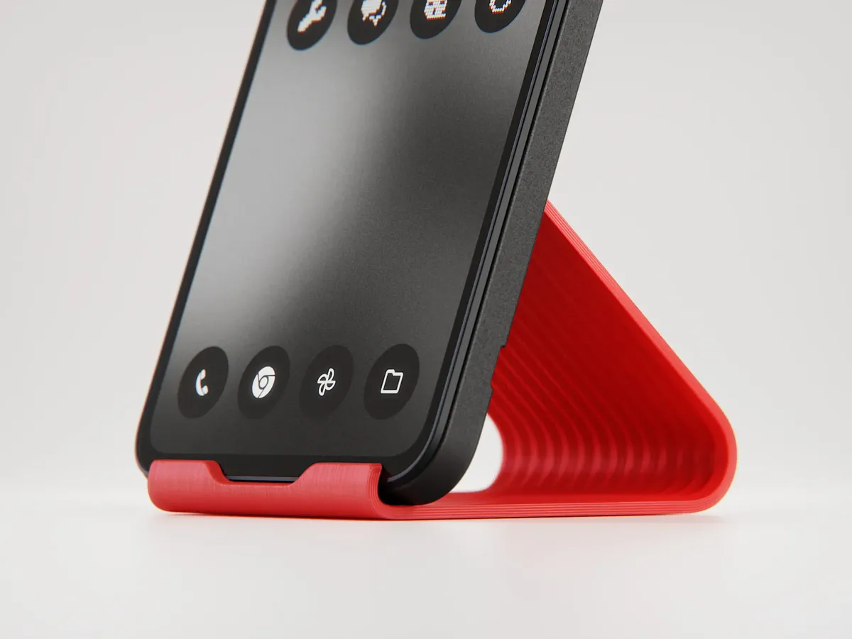 Streamline Minimalist Phone Stand, photo 3 of 4 - Streamline Minimalist Phone Stand Tools