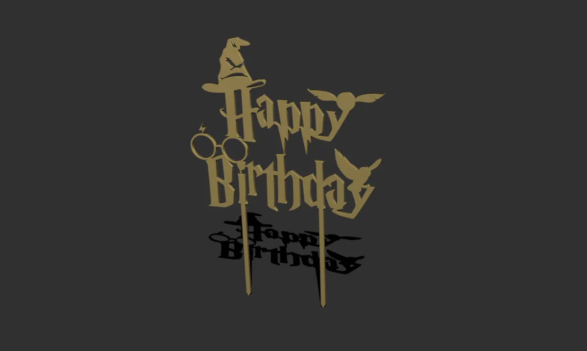 Harry Potter cake topper