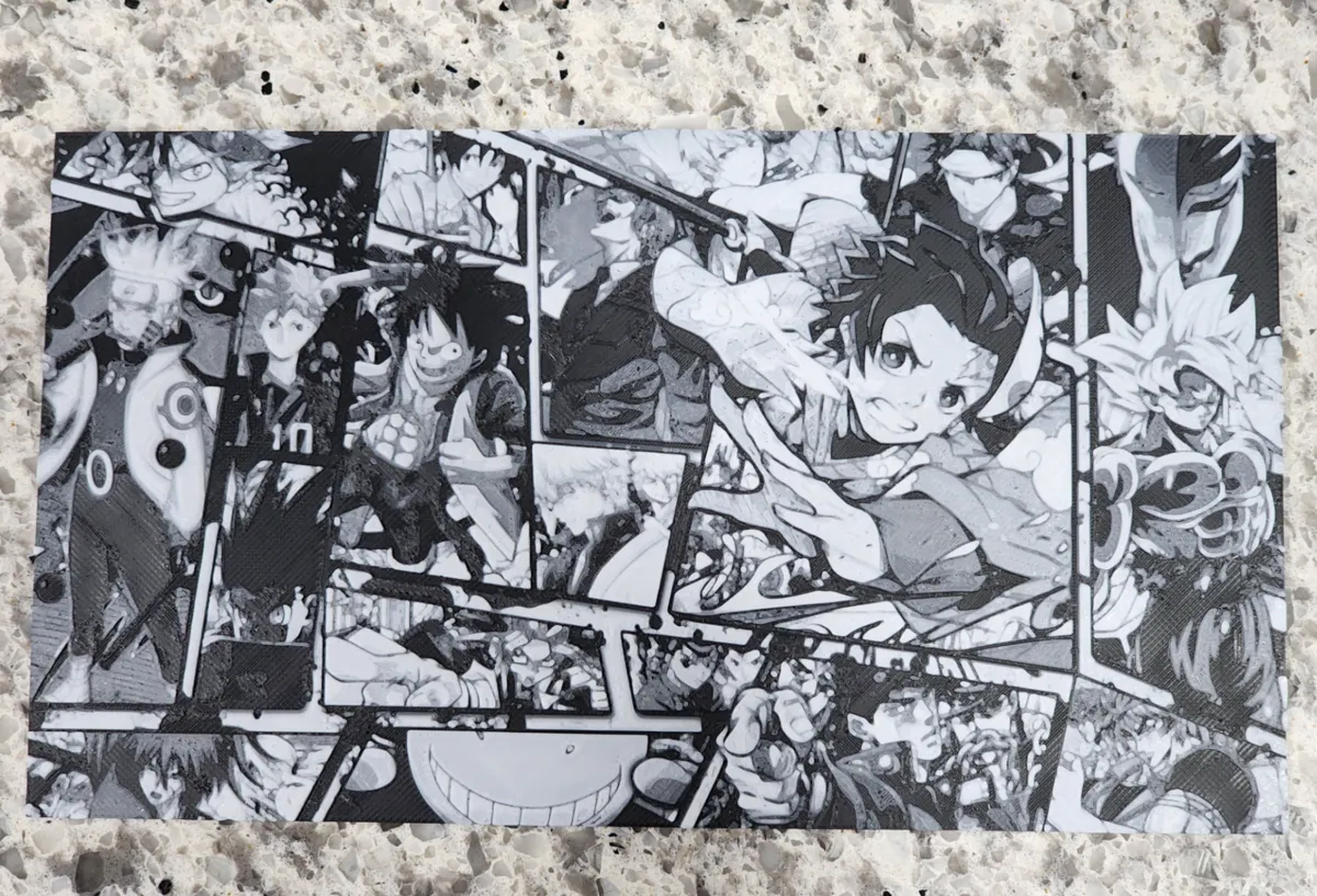 Anime Collage V1 (One piece, Naruto, etc.) - 2D Art, in stock in India