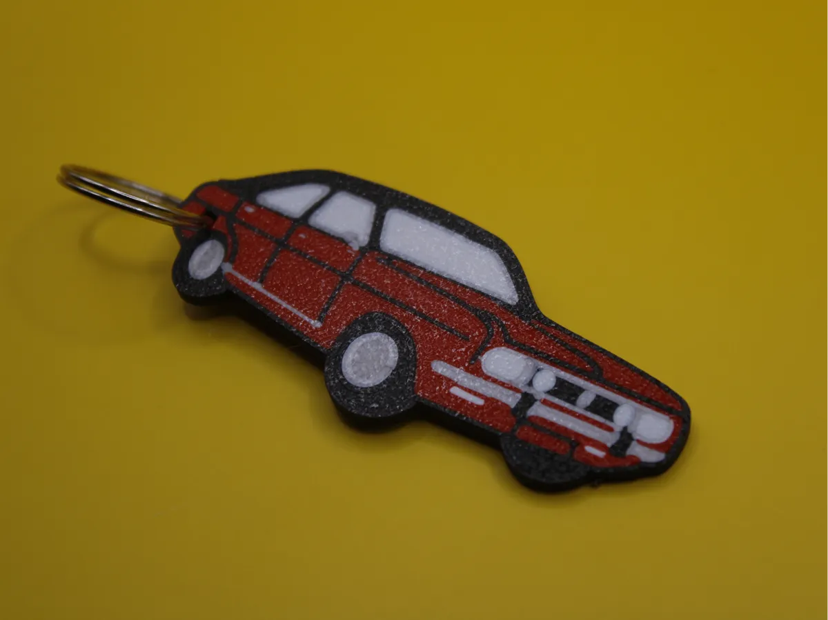 Car keychain of Chrysler 180 - veteran - 2D Art, in stock in India