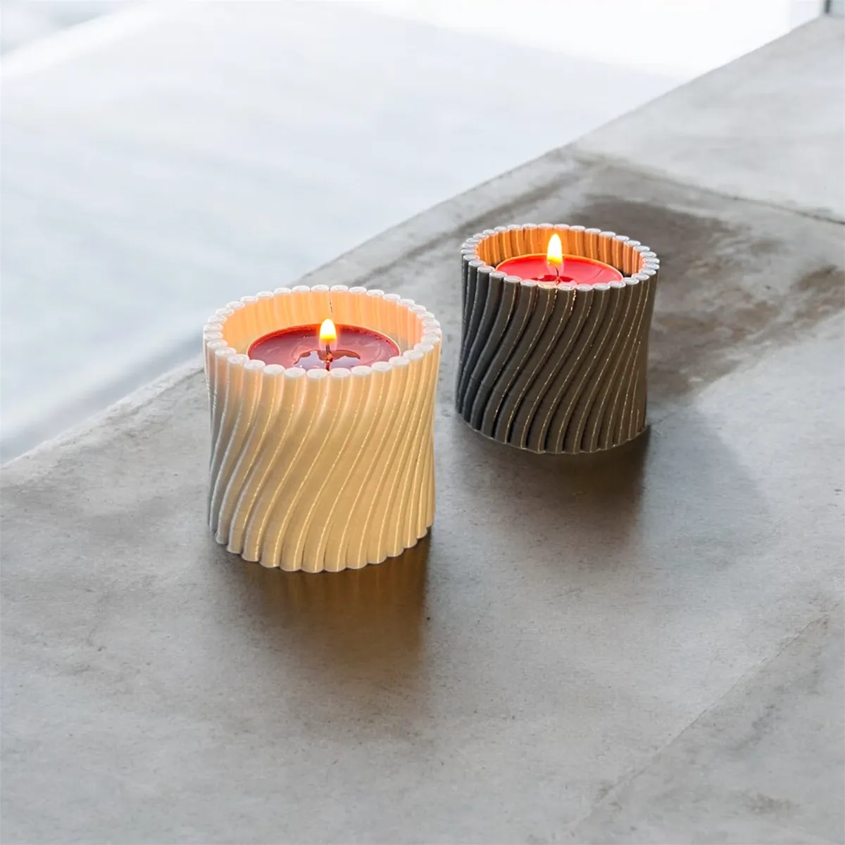 Modern design tealight candle holder, photo 3 of 4 - Modern design tealight candle holder Home Decor Items