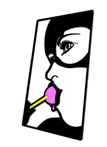 CATWOMAN WALL ART - 2D Art, in stock in India