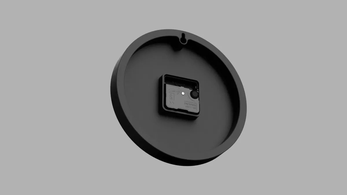 Simple Wall Clock, photo 4 of 4 - Simple Wall Clock Home Decor Items