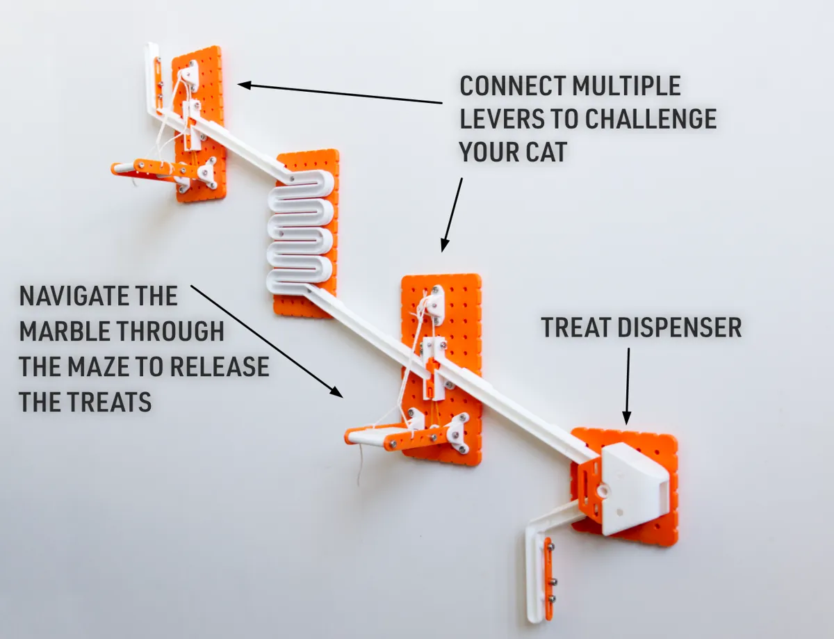 A Marble Run Treat Dispenser, photo 2 of 4 - A Marble Run Treat Dispenser Toys & Games