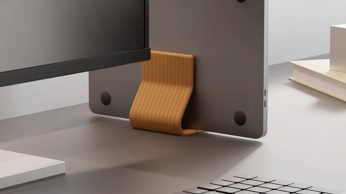 Vertical Laptop Stand. closed lid macbook Stand, photo 4 of 4 - Vertical Laptop Stand. closed lid macbook Stand Mobile & Device Accessories