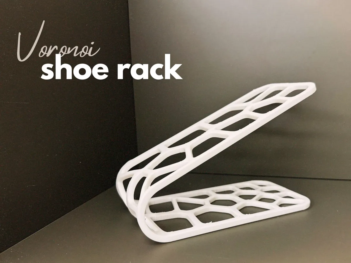 Voronoi Shoe Rack