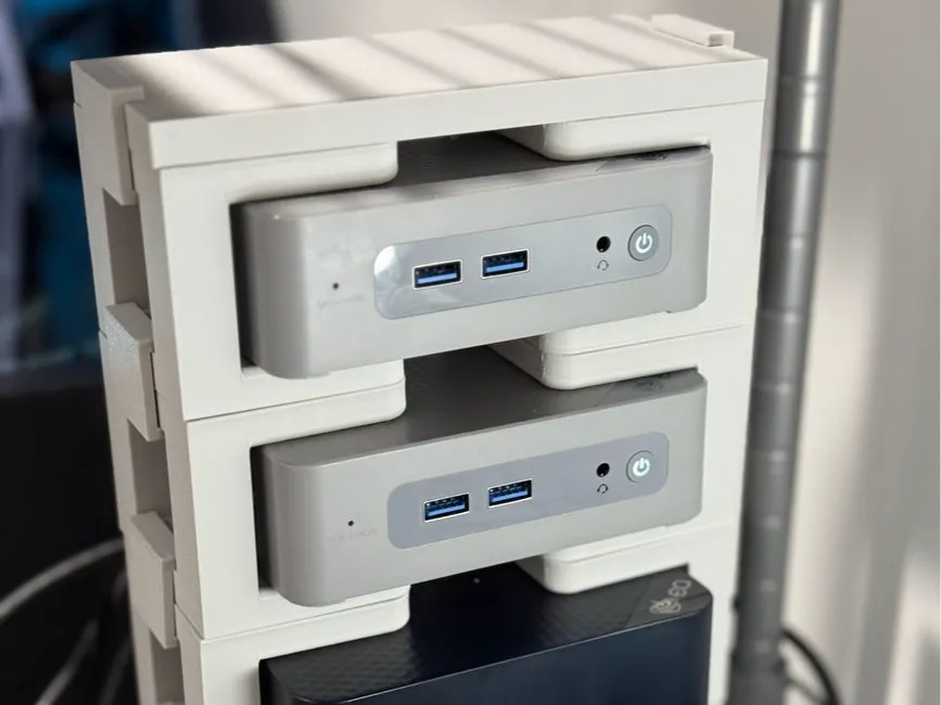 Modular Rack for Mac Mini M4 & Beelink EQ12/EQ13