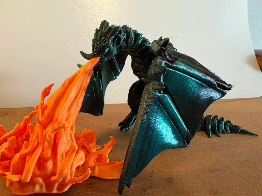 Articulated Fire Breathing Dragon