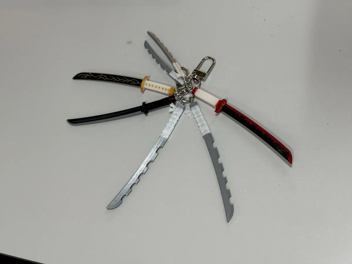 Demon slayer Sword series mini keyring, photo 4 of 4 - Demon slayer Sword series mini keyring Keychains