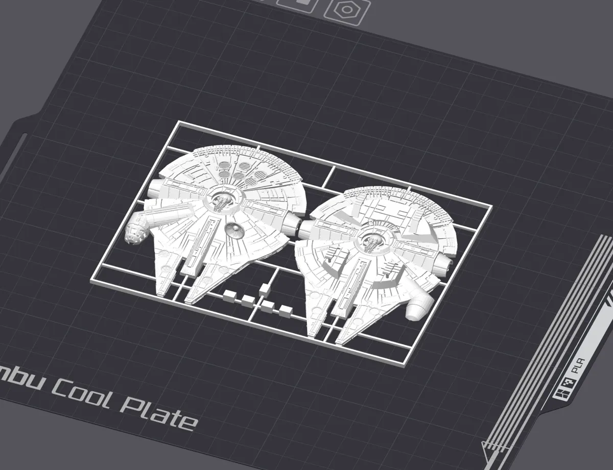 Millennium Falcon Kit Card - High Definition