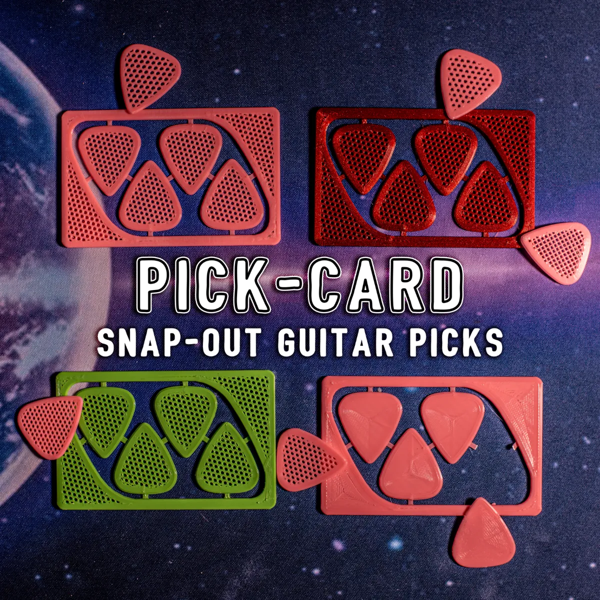 Snap Out Guitar Picks - Card Kit