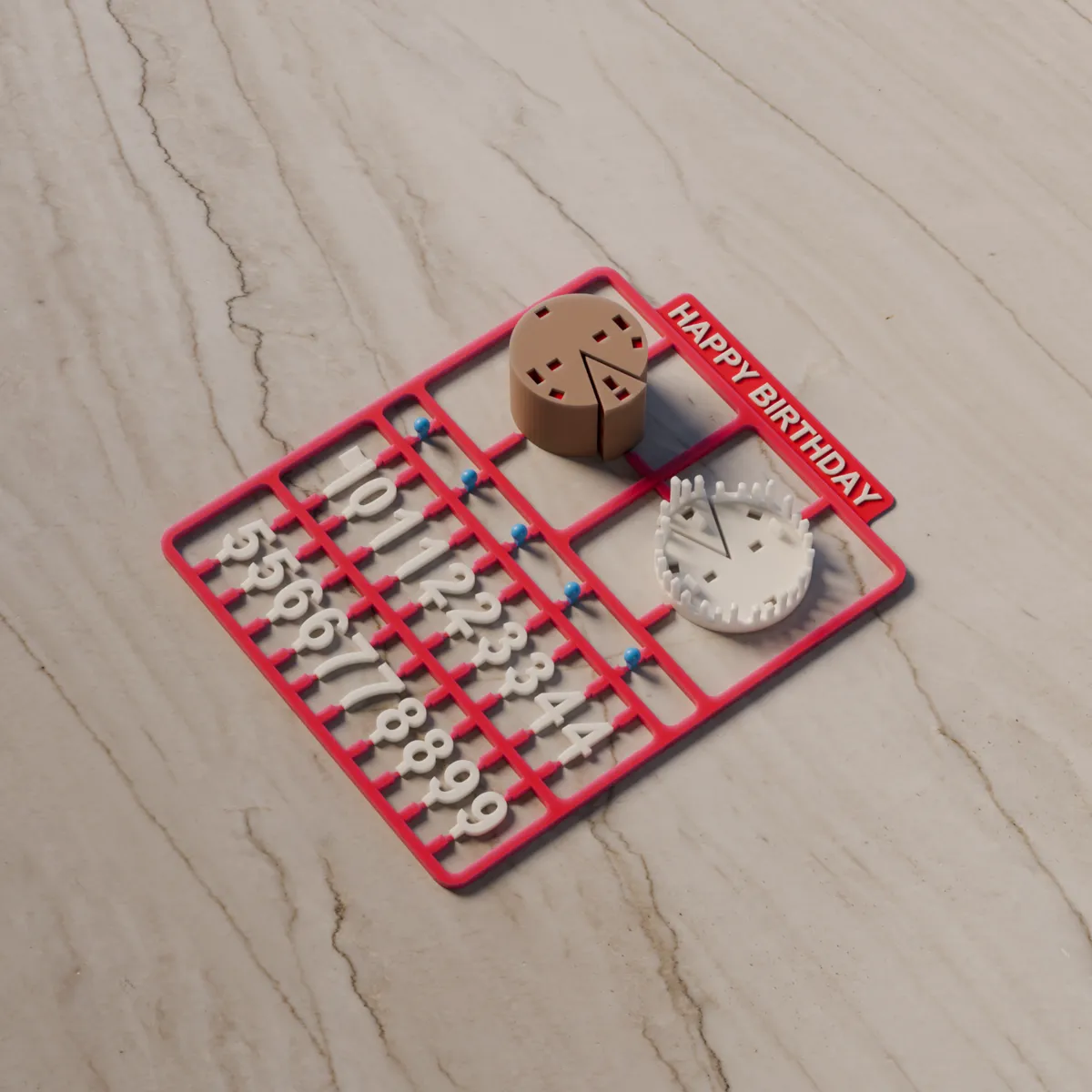 Happy Birthday Kit Card | Cake