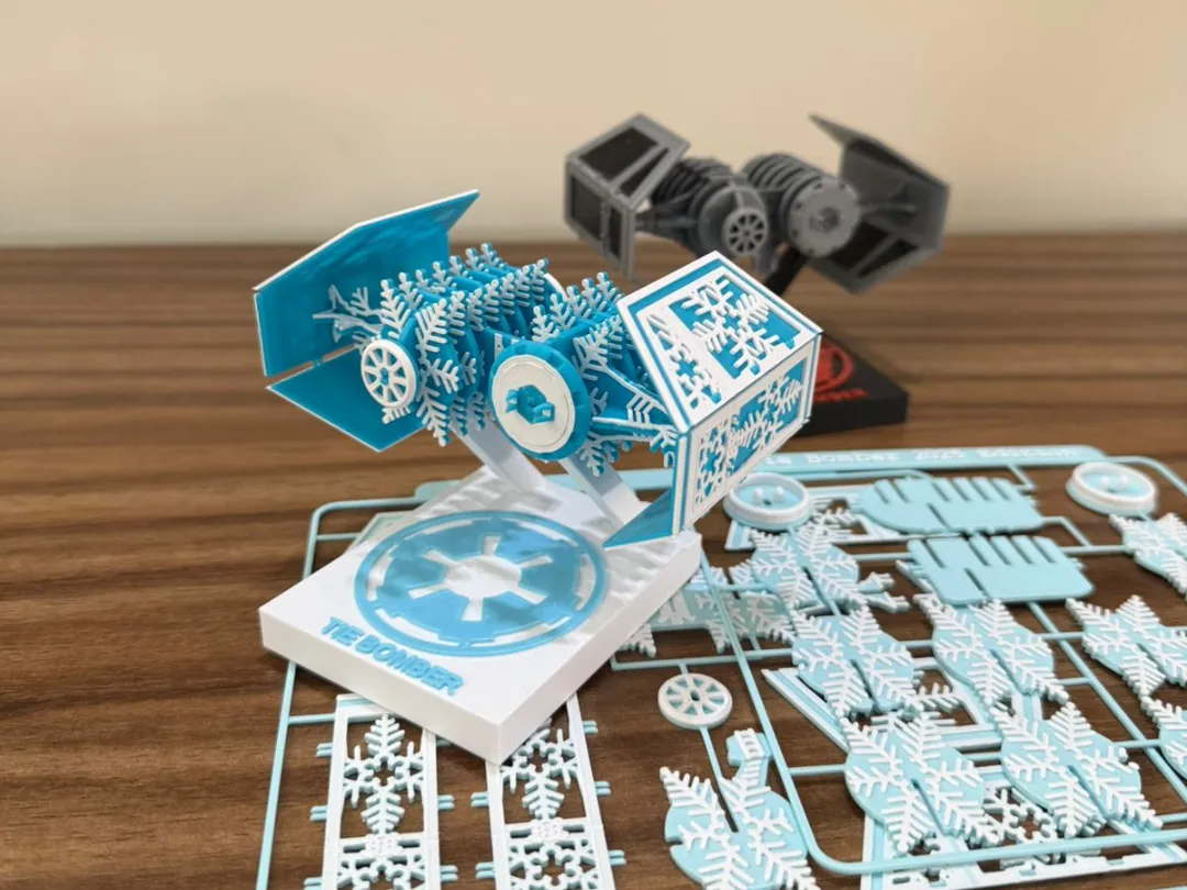 Tie Bomber Cookie kit card