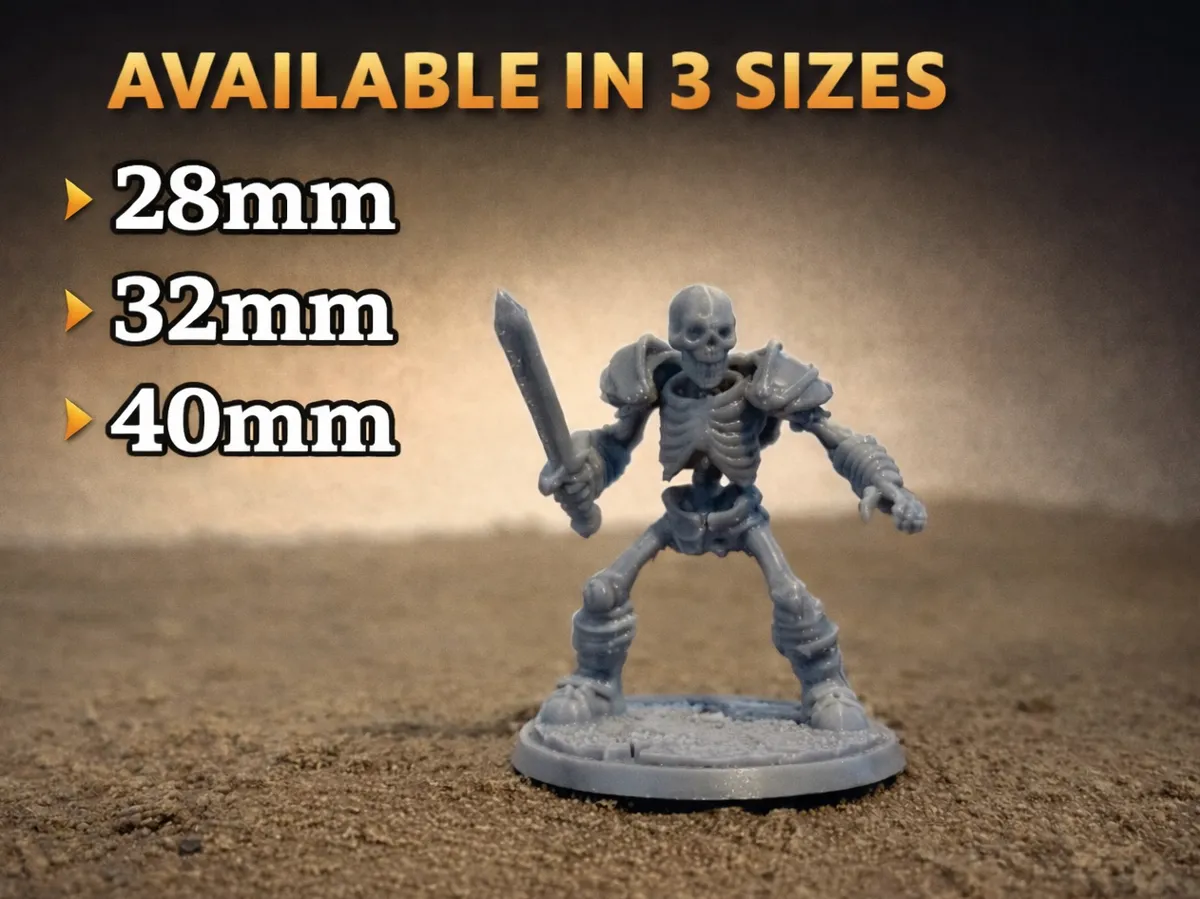 Skeleton warrior - DND miniature